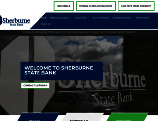 sherburnestatebank.com screenshot