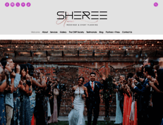 shereeamourweddings.com screenshot