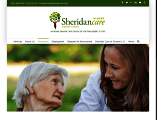sheridancaredesertcities.com screenshot