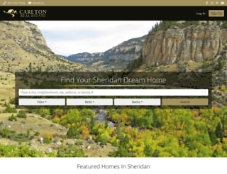 sheridanhomesearch.com screenshot