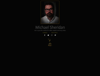 sheridanwriter.com screenshot