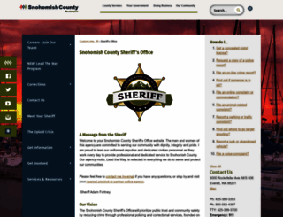 sheriff.snoco.org screenshot