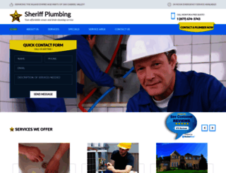 sheriffplumbing.com screenshot