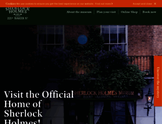 sherlock-holmes.co.uk screenshot