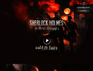 sherlockholmes-games.com screenshot