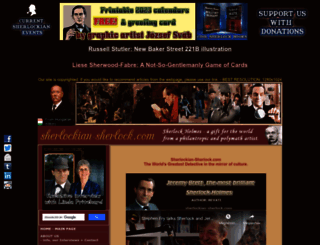 sherlockian-sherlock.com screenshot