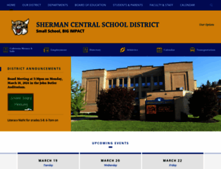 shermancsd.org screenshot