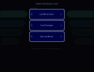 shermandeals.com screenshot