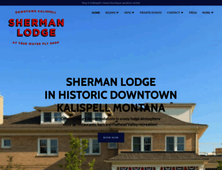shermanlodge.com screenshot