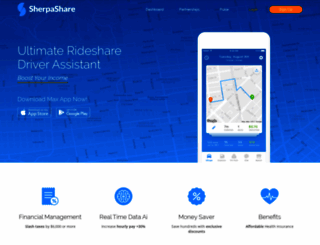 sherpashare.com screenshot