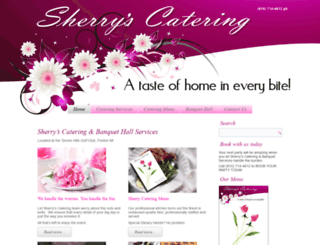 sherryscatering.com screenshot