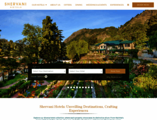 shervanihotels.com screenshot