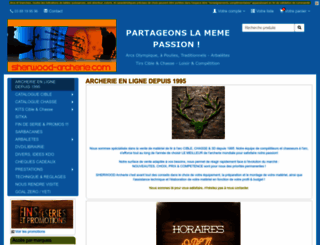sherwood-archerie.com screenshot