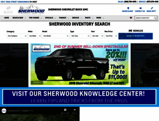 sherwoodchevrolet.com screenshot