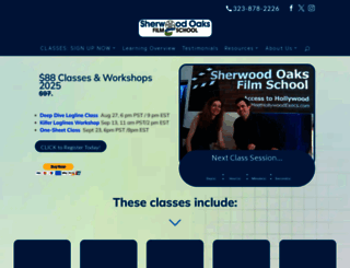 sherwoodoakscollege.com screenshot