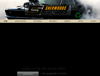 sherwoodsautoparts.com screenshot
