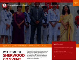 sherwoodschool.co.in screenshot