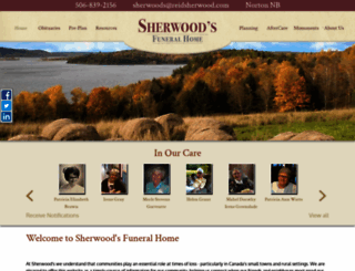 sherwoodsfuneralhome.com screenshot