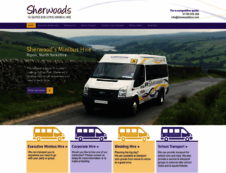 sherwoodsminibus.co.uk screenshot