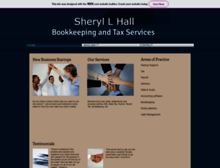 sherylhalltaxservices.com screenshot