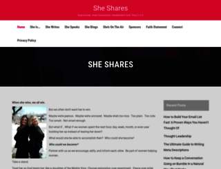 sheshares.org screenshot