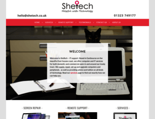 shetech.co.uk screenshot