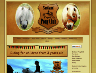 shetlandponyclub.co.uk screenshot