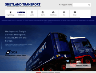 shetlandtransport.com screenshot