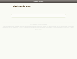 shetrends.com screenshot