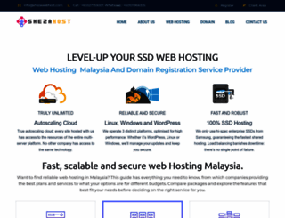 shezawebhost.com screenshot