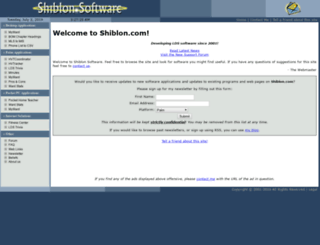 shiblon.com screenshot