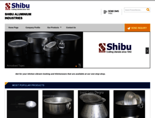 shibualuminium.com screenshot