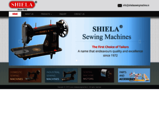 shielasewingmachine.in screenshot