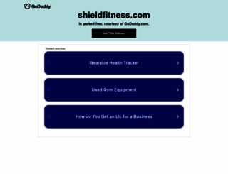 shieldfitness.com screenshot