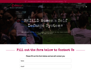 shieldselfdefense.com screenshot