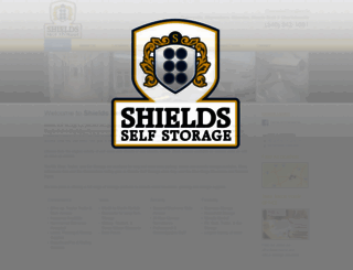 shieldsselfstorage.com screenshot