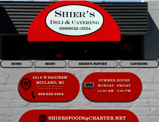 shiersfoods.com screenshot