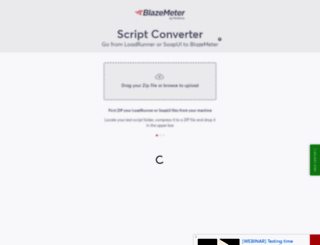 shiftleft.blazemeter.com screenshot