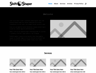 shiftshaper.org screenshot