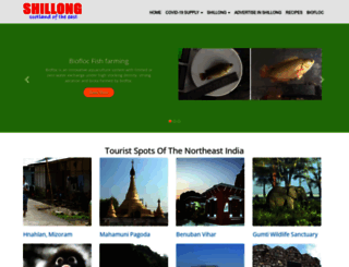 shillong.com screenshot