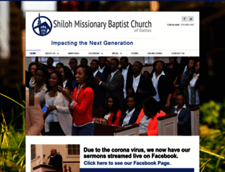 shilohbaptistdallas.org screenshot