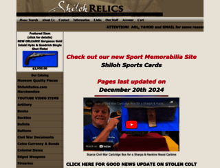 shilohrelics.com screenshot