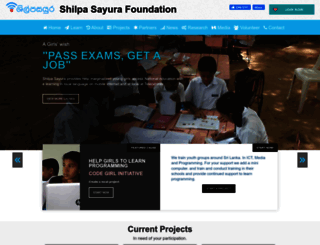 shilpasayura.org screenshot