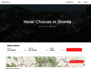 shimlahotels.net screenshot