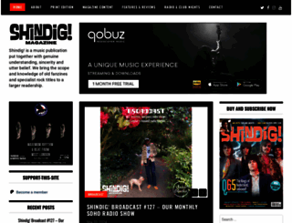 shindig-magazine.com screenshot