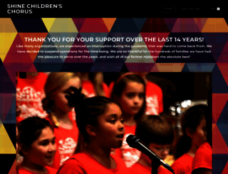 shinechorus.org screenshot