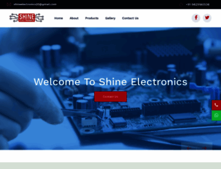 shineelectronics.co.in screenshot