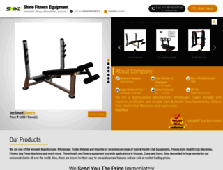 shinefitnessequipment.com screenshot