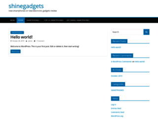 shinegadgets.com screenshot
