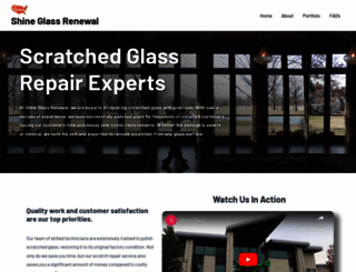 shineglassrenewal.com screenshot